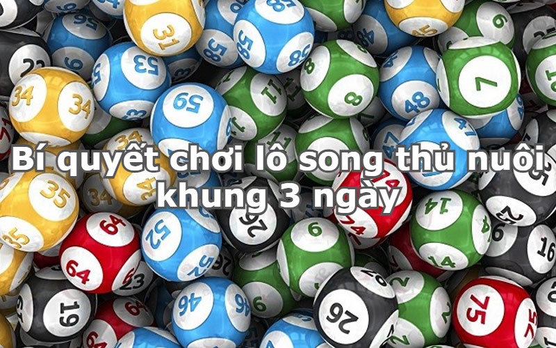 Bí quyết chơi lô song thủ nuôi khung 3 ngày