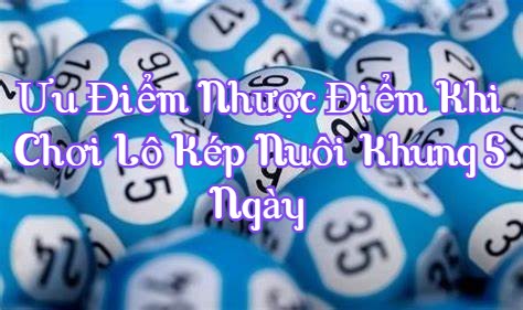 ưu điểm nhược điểm khi chơi lô kép nuôi khung 5 ngày 